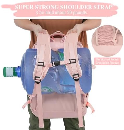 Sinaliy Backpack, Large Backpack for Women, 40L Travel Backpack, Personal Item Backpack, Carry On Backpack, Waterproof Backpack for College, Business, Hiking, Work - Image 2