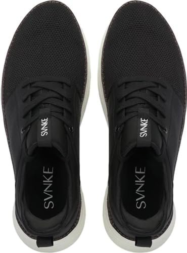 SVNKE Mens Slip ins Hands Free Shoes Slip on Fashion Sneakers Casual Business Walking Shoes for Pain Reflief - Image 2